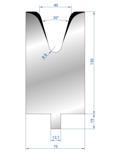 3446 - Die 30°