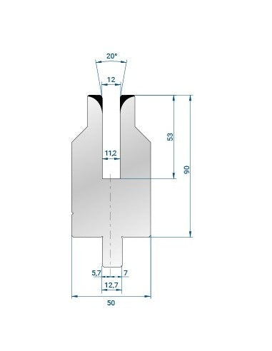3449 - Hemming Die 20°