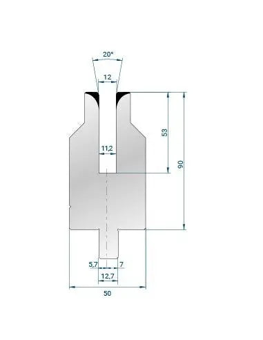 3449 - Hemming Die 20°