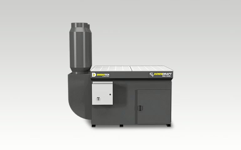 DD 3′ x 4′ Downdraft Table by Diversitech industrial filtration system