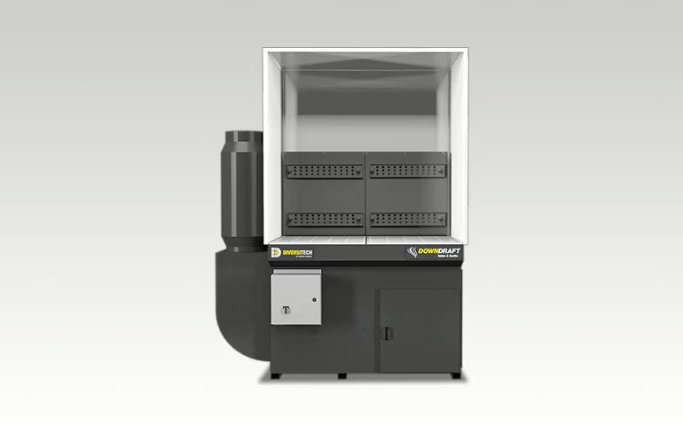 3x4 Downdraft Booth Industrial Filtration System from Diversitech