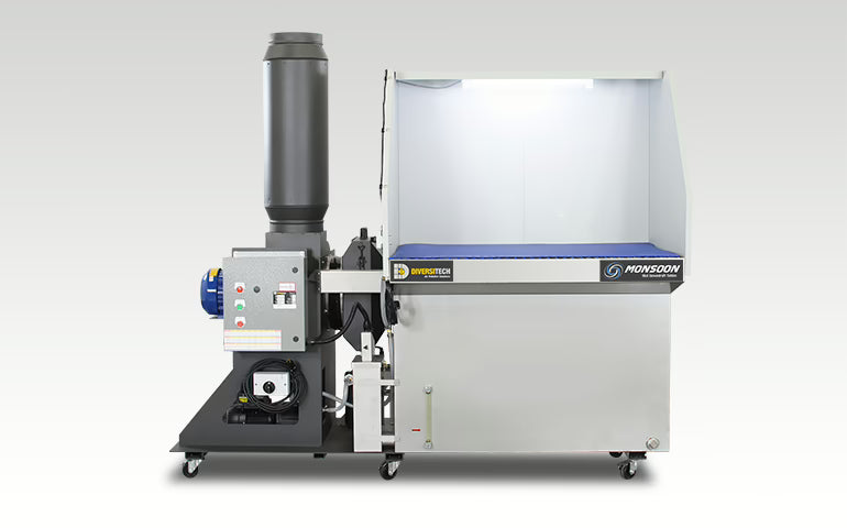 Monsoon 3x4 Wet Downdraft Table stainless steel dust collector