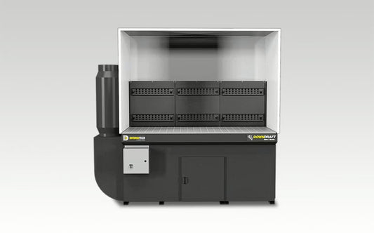 3x6 Downdraft Booth industrial filtration system by Diversitech