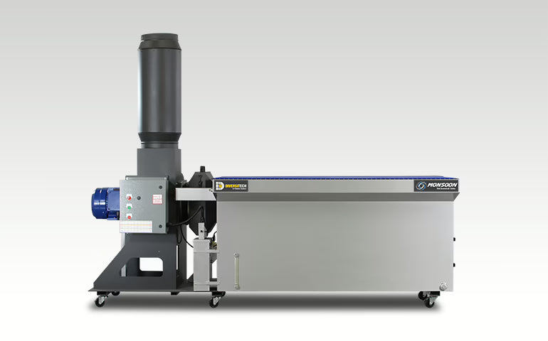 Monsoon 3x6 Wet Downdraft Table stainless steel dust collection equipment