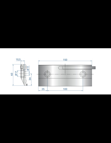 4009 - Safety clamp with foldaway handle