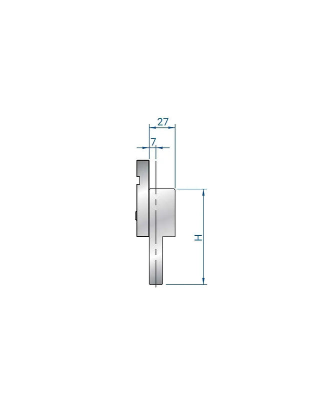 4226 Fixed intermediate  Fixed intermediate for press brake tooling