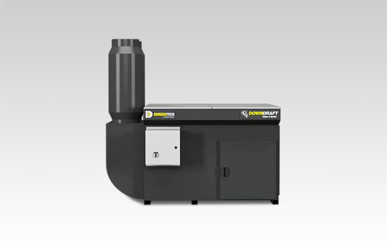 DD 4 x 4 Downdraft Table filtration system for manufacturing industry