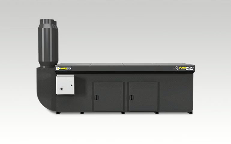 DD 4'x 8' Downdraft Table filtration system