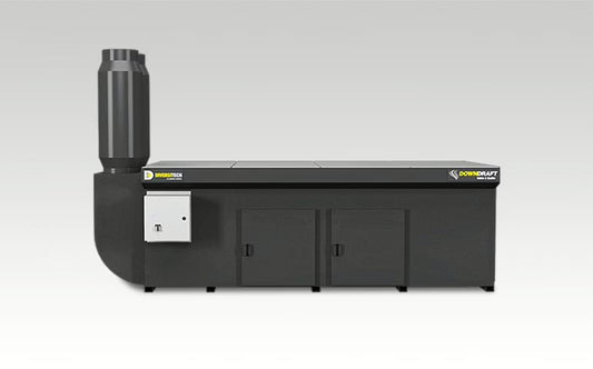DD 4'x 8' Downdraft Table filtration system
