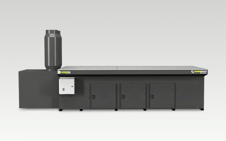 DD 5x10 Downdraft Table industrial air filtration unit
