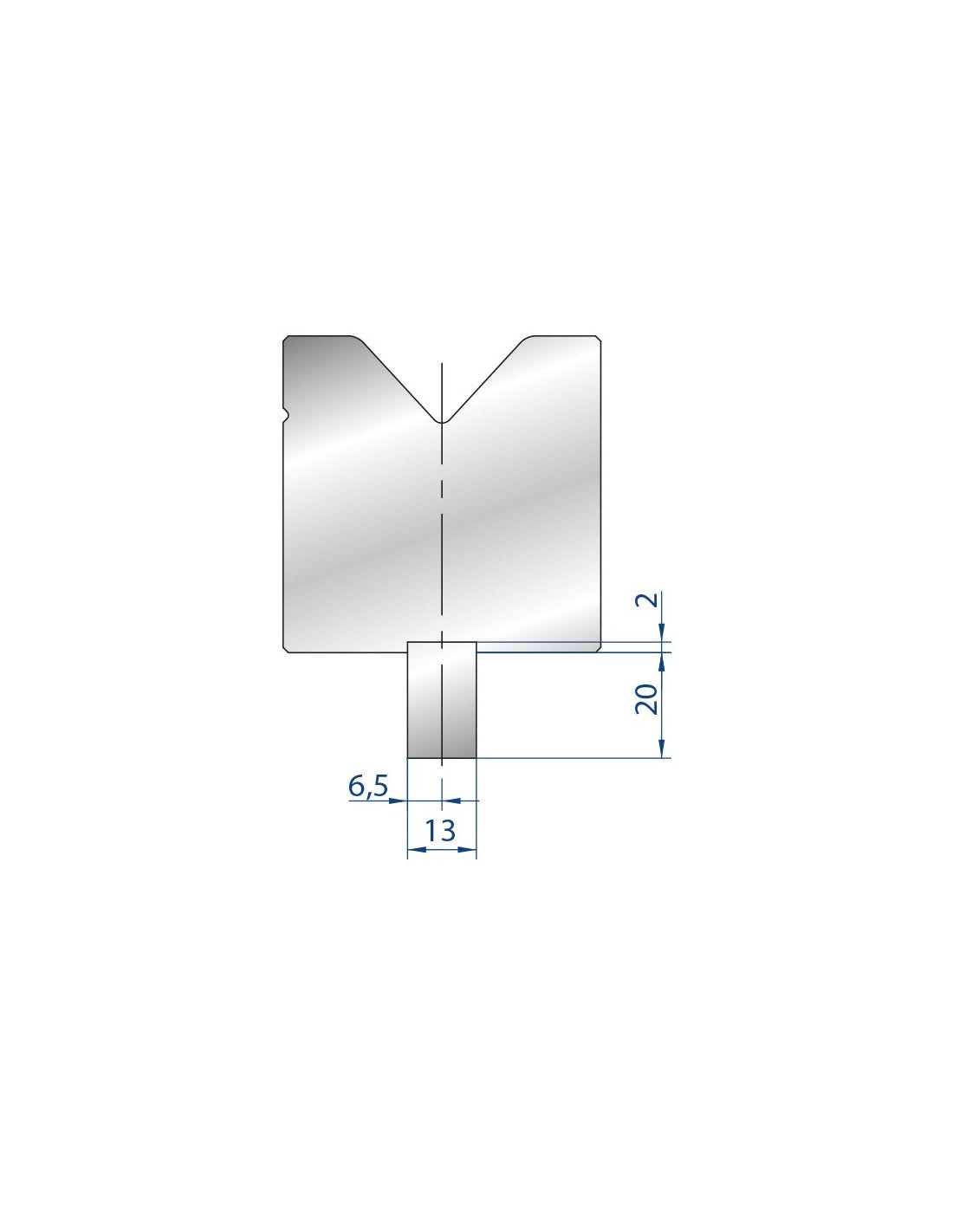 8100 - Tangs on request Press Brake Tooling