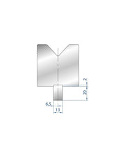 8100 - Tangs on request Press Brake Tooling  Tangs on request