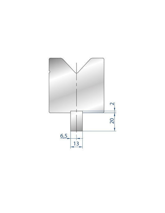8100 - Tangs on request Press Brake Tooling