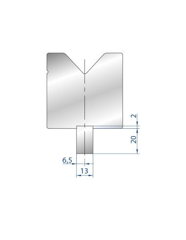 8100 - Tangs on request Press Brake Tooling