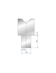 Tangs on request 8102 - Press Brake Tooling  Tangs on request