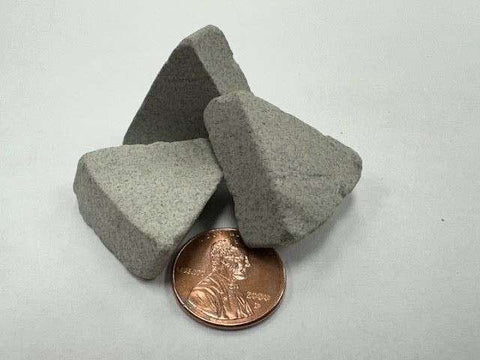 Ceramic Media – Mild Grind Angle Cut Triangle (1 3/8" x 7/16") | C-ACT-22 11 B