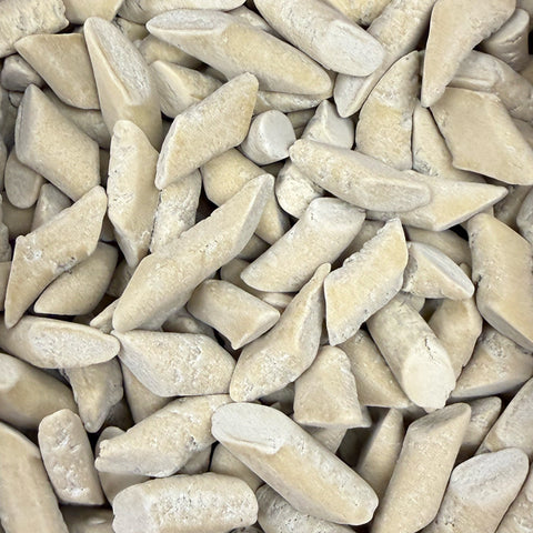 Eco-Flex™ Dry Tumbling Media – Mild Grind Angle Cut Cylinder (1/2" x 1") | EF-0700 ACC 01