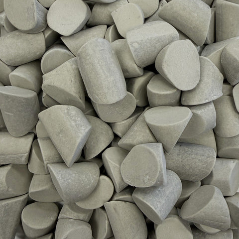Eco-Flex™ Dry Tumbling Media – Fastest Grind Tri-Cylinder (5/8" x 7/8") | EF-0900 Tri-Cyl 01