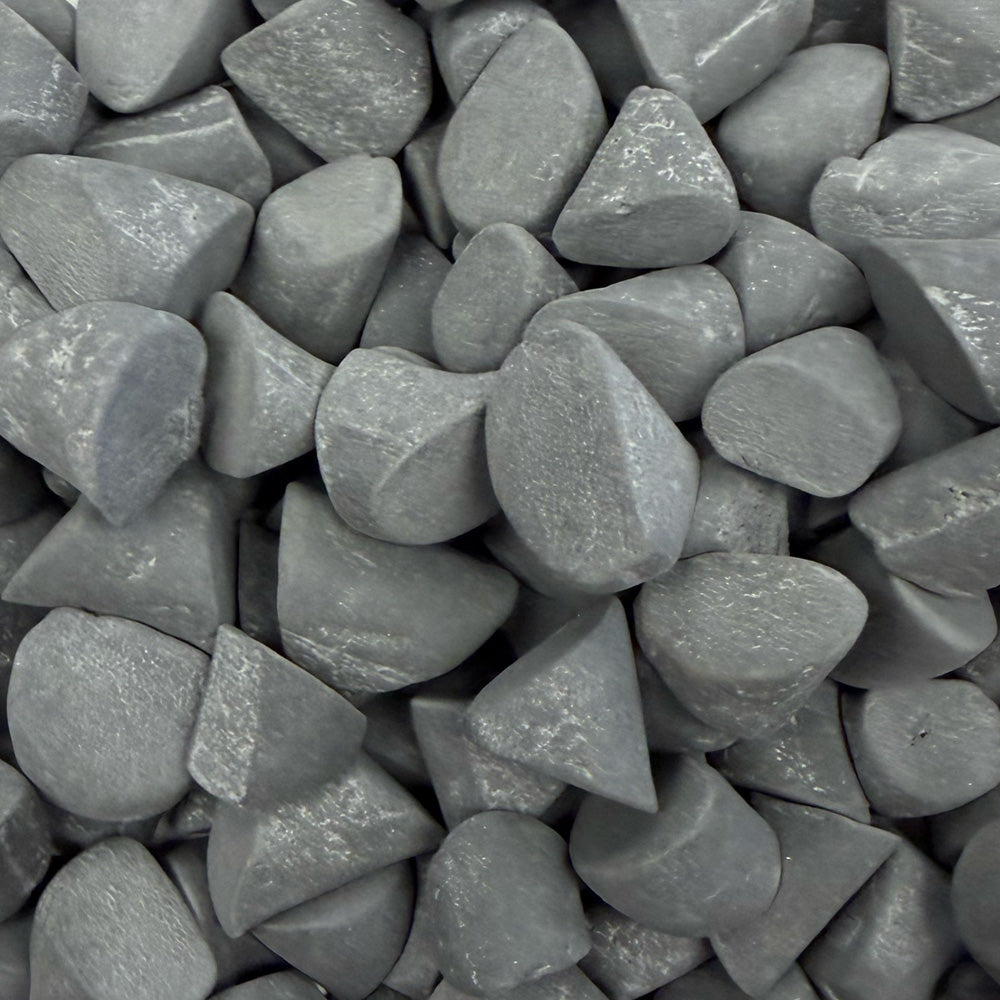 Eco-Flex™ Dry Tumbling Media – Fastest Grind Tri-Cylinder (5/8" x 7/8") | EF-1000 Tri-Cyl 01