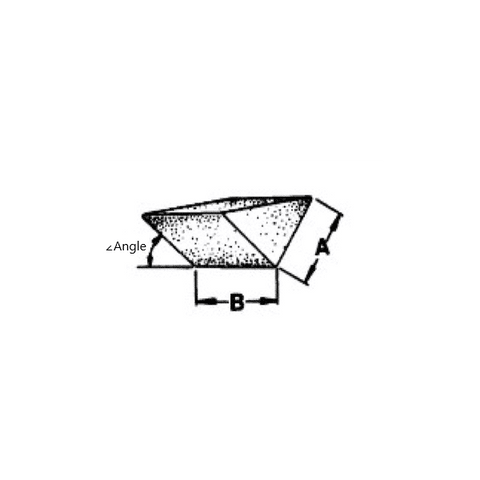 Ceramic Media – Fast Grind Angle Cut Triangle | C-ACT 10 E