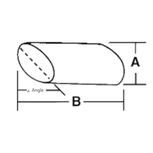 Ceramic Media – Mildest Grind Angle Cut Cylinder | C-ACC-22 02 A