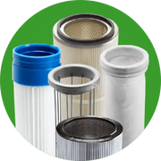 Industrial dust collector cartridge filter assortment