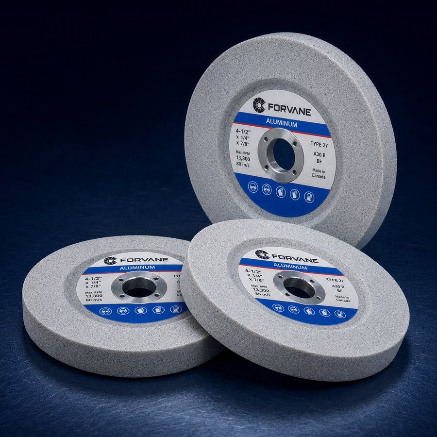 Forvane Aluminum Type 27 grinding wheels