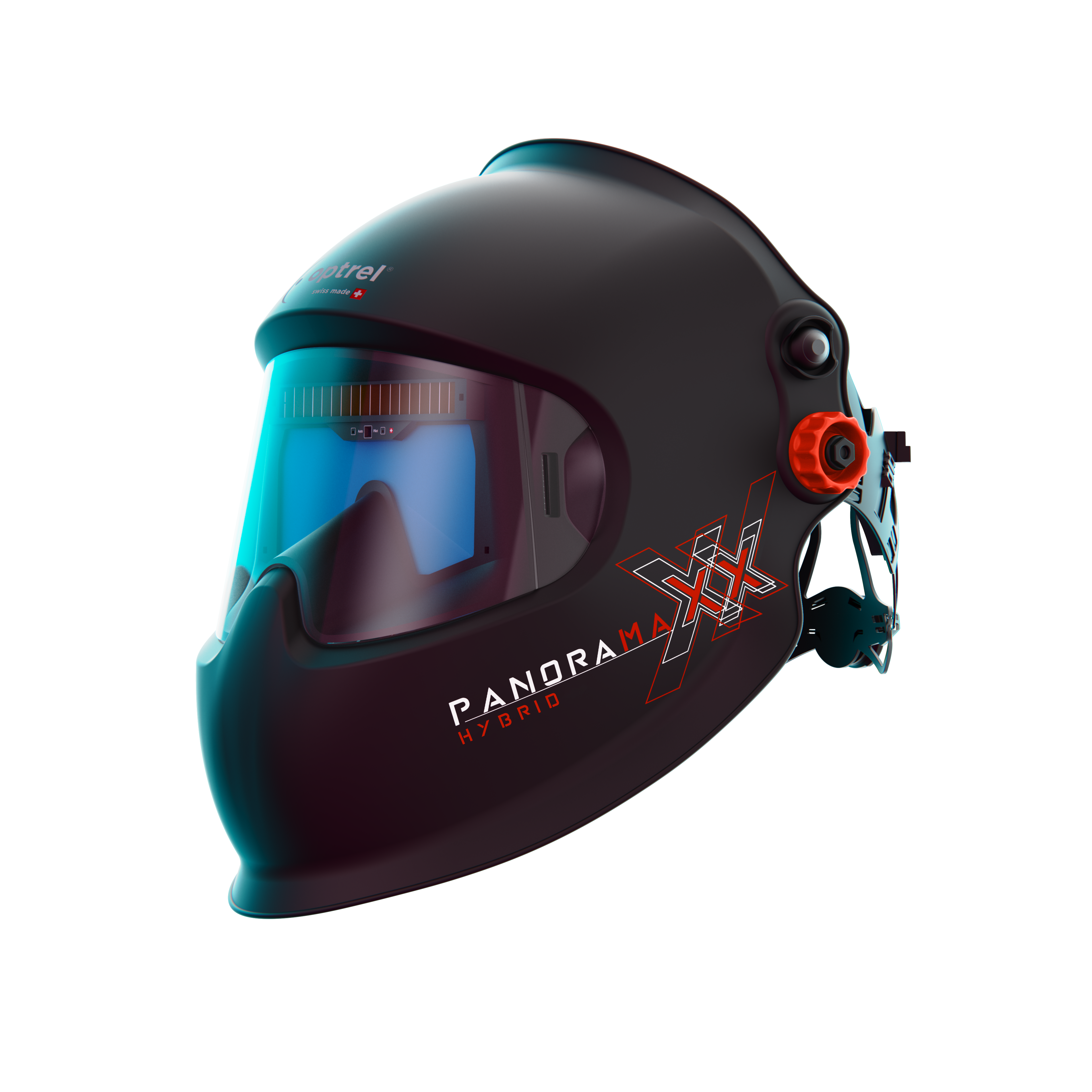 Panoramaxx Hybrid Auto-Darkening Laser Welding Helmet - LaserVision USA