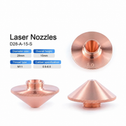 Raytools compatible D28 H15 M11 single-layer fiber laser nozzle specifications