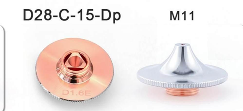 Raytools® Compatible High-Speed & Quincunx Nozzles (E-Type) – D28 H15 M11