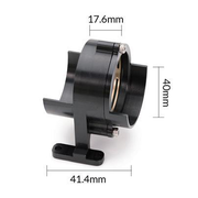 Lens with holder assembly, 41.4 mm mount