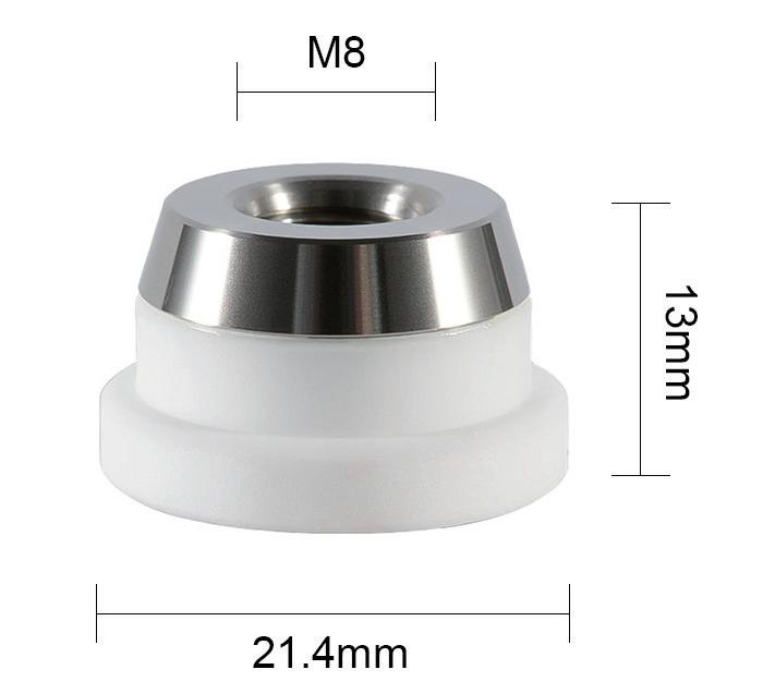D21.4 ceramic ring, M8 thread