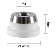 D21.4 ceramic ring, M8 thread